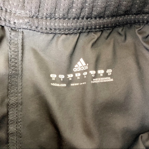 Adidas Elastic Waist Draw String Striped Windpants - Picture 7 of 9